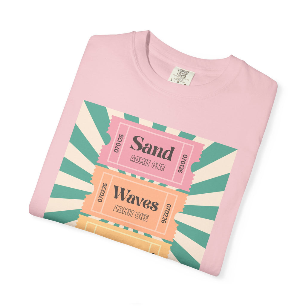 T-Shirt - ADULT - Sand Waves Sunshine Sunset Tickets