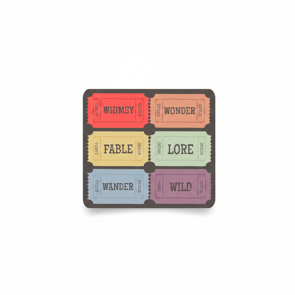 Blue Tickets mockup as sticker