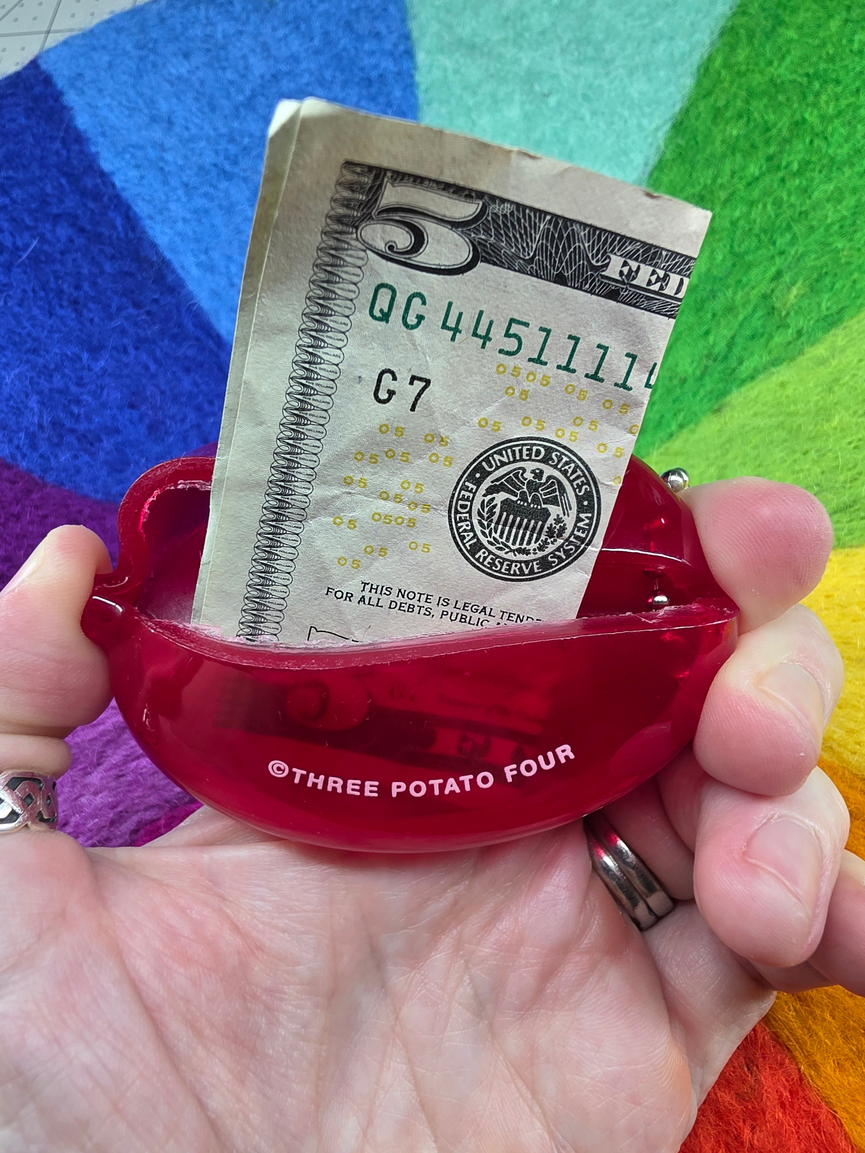Coin Purse - CANDY MONEY - Retro, Key Chain, Bag Charm